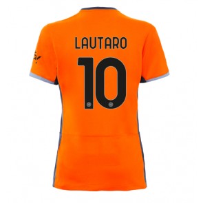 Inter Milan Lautaro Martinez #10 Dámské Alternativní Dres 2023-24 Krátký Rukáv